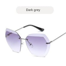 Load image into Gallery viewer, Rimless Diamond Cutting Lens Sunglasses