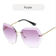 Load image into Gallery viewer, Rimless Diamond Cutting Lens Sunglasses