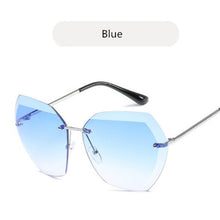 Load image into Gallery viewer, Rimless Diamond Cutting Lens Sunglasses