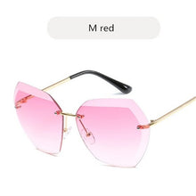 Load image into Gallery viewer, Rimless Diamond Cutting Lens Sunglasses