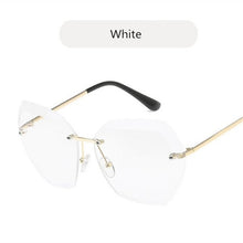 Load image into Gallery viewer, Rimless Diamond Cutting Lens Sunglasses