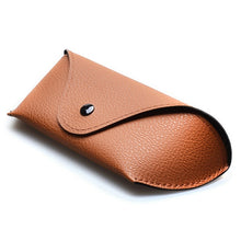 Load image into Gallery viewer, Men Women Portable Magnetic Leather Glasses Case