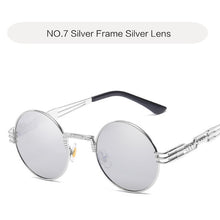Load image into Gallery viewer, Steampunk Goggles Round Sunglasses