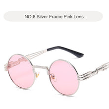 Load image into Gallery viewer, Steampunk Goggles Round Sunglasses